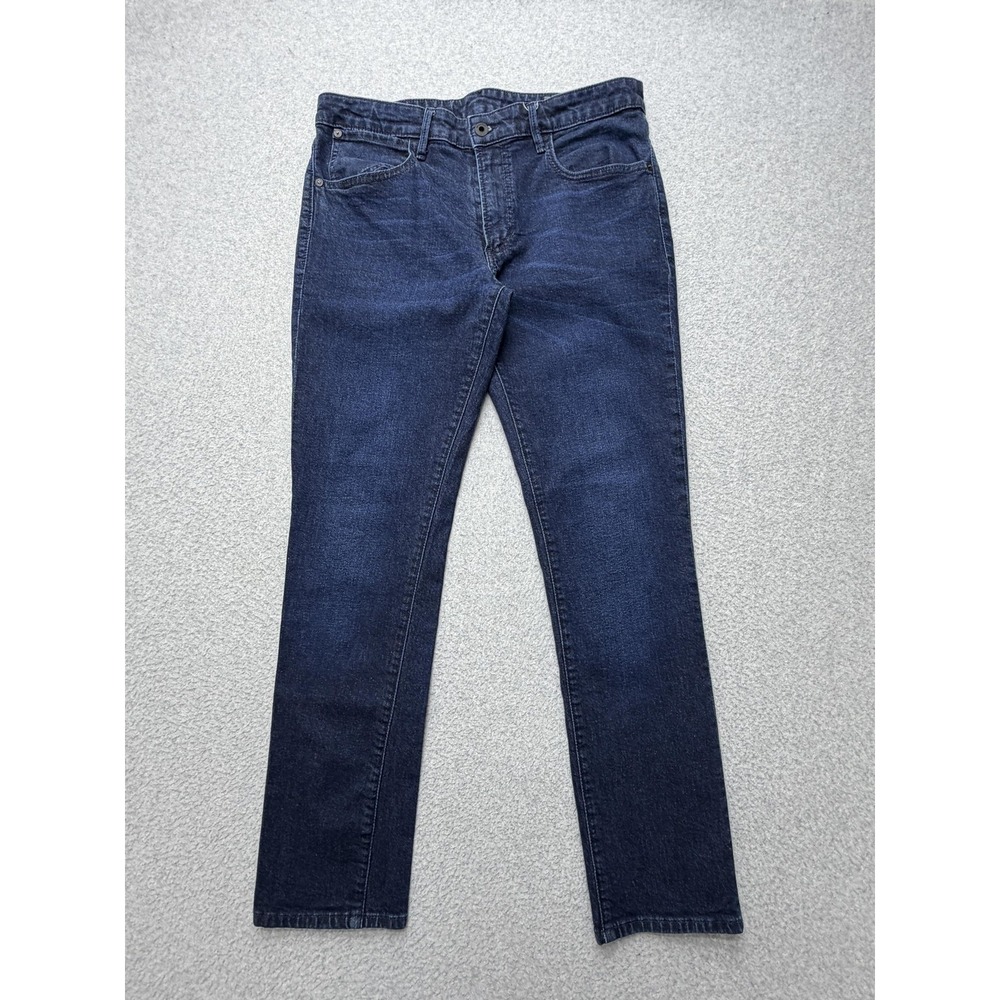 Bonobos Tailored Jeans Mens 33x30 Blue Dark Wash Slim Straight Stretch Denim